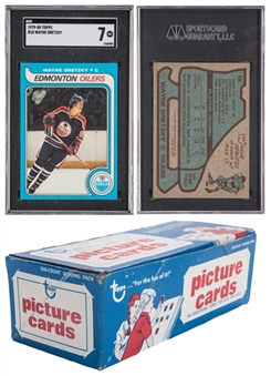 1979/80 Topps Hockey Complete Set (264) Including Gretzky SGC NM 7 Rookie Card!
